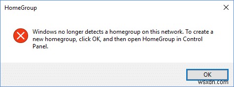উইন্ডোজ 10 এ হোমগ্রুপ তৈরি করা যাবে না ঠিক করুন 