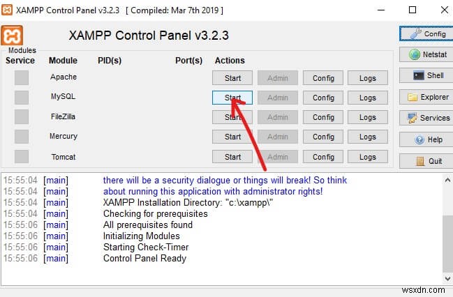 Windows 10 पर XAMPP इंस्टॉल और कॉन्फिगर करें