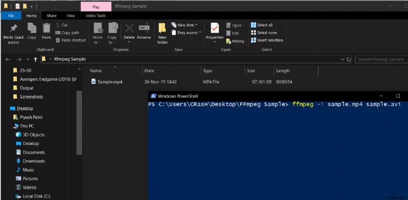 คำแนะนำทีละขั้นตอนในการติดตั้ง FFmpeg บน Windows 10 