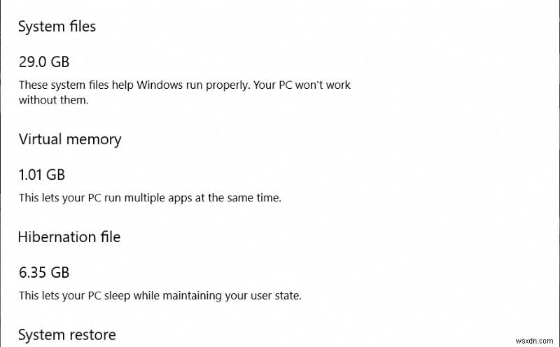 Windows 10 पर आरक्षित संग्रहण को सक्षम या अक्षम करें 