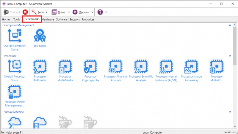 วิธีเรียกใช้การทดสอบเกณฑ์มาตรฐานประสิทธิภาพของคอมพิวเตอร์บนพีซีที่ใช้ Windows
