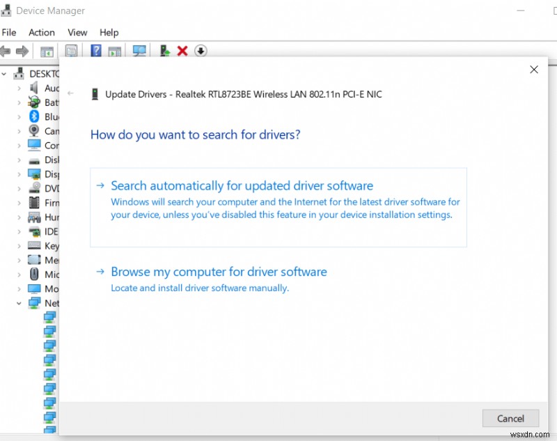 แก้ไข 5GHz WiFi ไม่แสดงใน Windows 10 
