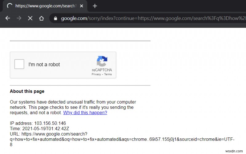আপনার কম্পিউটার স্বয়ংক্রিয় প্রশ্ন পাঠানো হতে পারে ঠিক করুন 