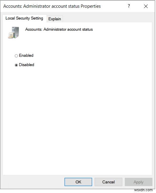 উইন্ডোজ 10 এ অ্যাডমিনিস্ট্রেটর অ্যাকাউন্ট কীভাবে সক্ষম বা নিষ্ক্রিয় করবেন 