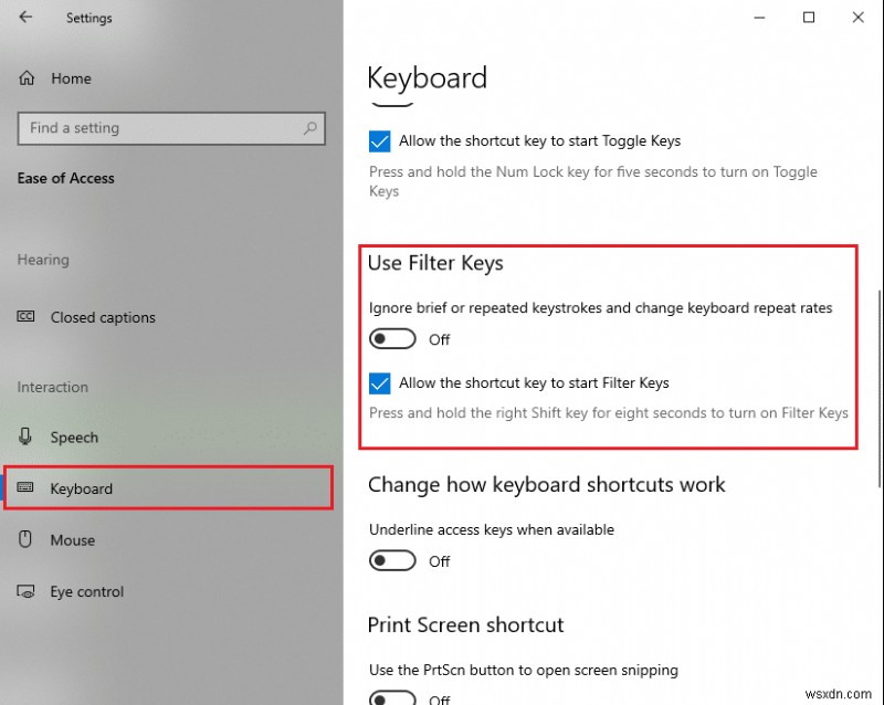 แก้ไขการป้อนข้อมูลล่าช้าของแป้นพิมพ์ใน Windows 10 