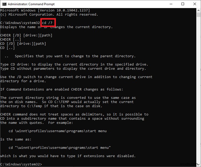 উইন্ডোজ 10 এ সিএমডি-তে ডিরেক্টরি কীভাবে পরিবর্তন করবেন 