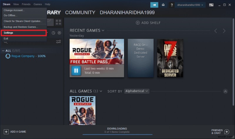 แก้ไขภาพ Steam ไม่สามารถอัปโหลดได้ 