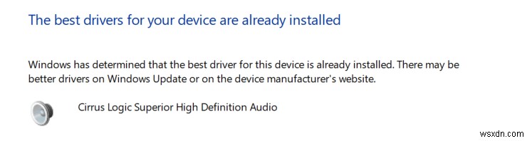 แก้ไข Windows 10 ไม่มีการติดตั้งอุปกรณ์เสียง