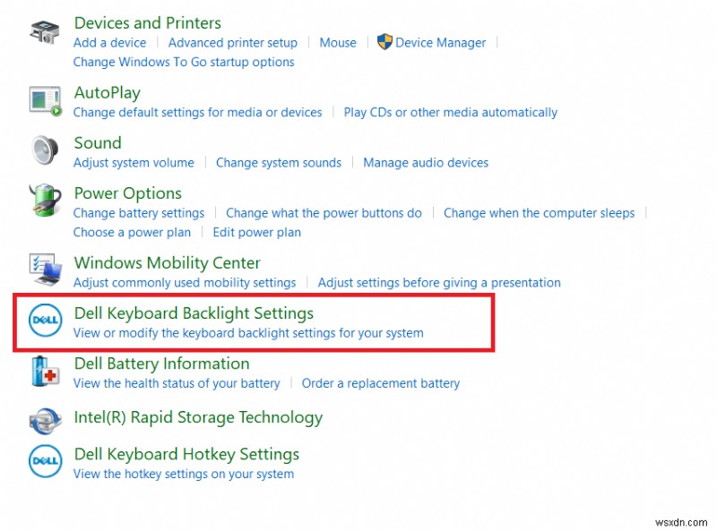 วิธีเปิดใช้งานการตั้งค่าแบ็คไลท์คีย์บอร์ดของ Dell