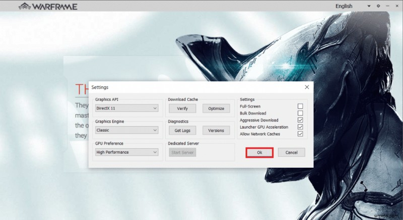 แก้ไขข้อผิดพลาดการอัปเดตตัวเปิดใช้ Warframe ล้มเหลว 