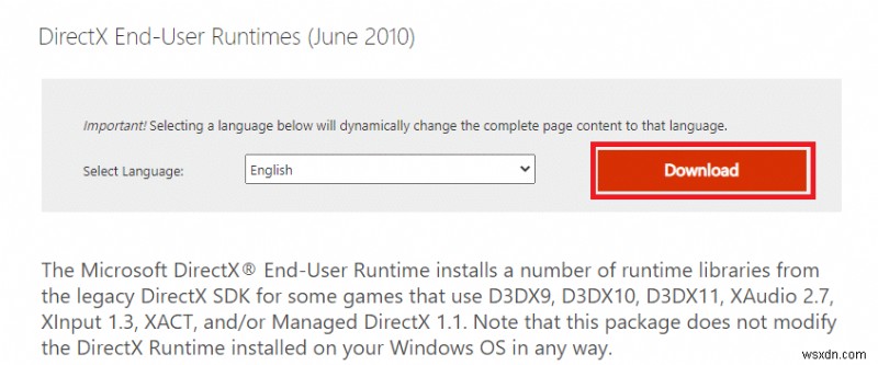 DX11 বৈশিষ্ট্য স্তর 10.0 ত্রুটি ঠিক করুন
