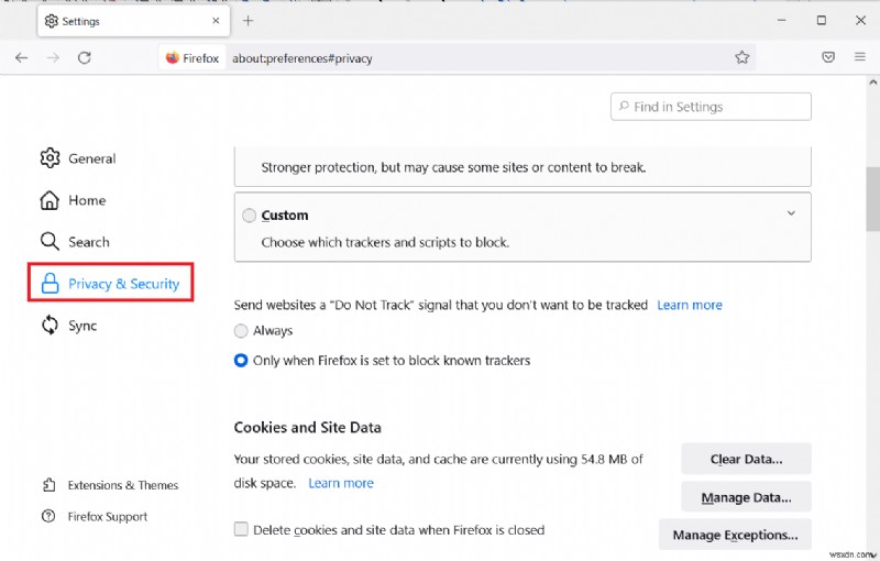 ফায়ারফক্স সংযোগ রিসেট ত্রুটি ঠিক করুন 