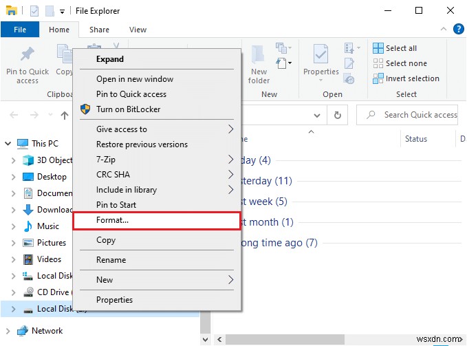উইন্ডোজ 10 এ প্যারামিটারটি ভুল ঠিক করুন 