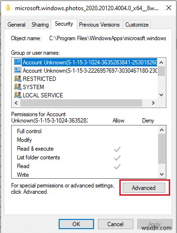 Sửa lỗi hệ thống tệp Windows 10 2147219196 