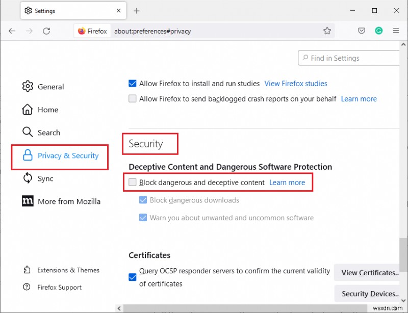 แก้ไข Firefox SSL_ERROR_NO_CYPHER_OVERLAP ใน Windows 10 