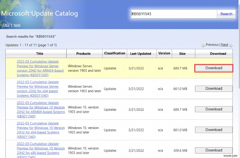 উইন্ডোজ 10-এ ক্রমবর্ধমান আপডেট KB5008212 ইনস্টল করা যাচ্ছে না ঠিক করুন 