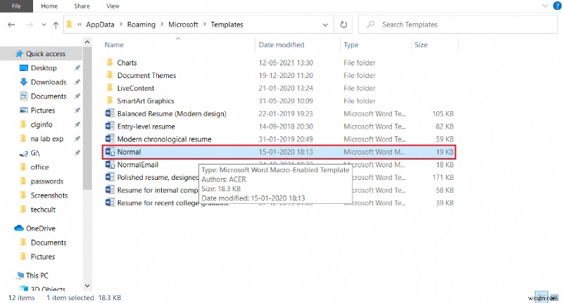 แก้ไขข้อผิดพลาดการอนุญาตไฟล์ Word ใน Windows 10 