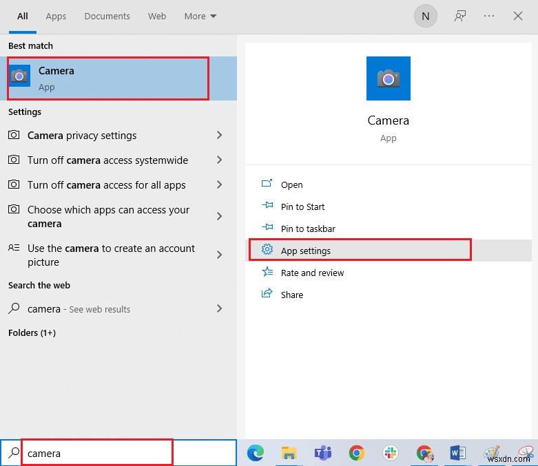 แก้ไขกล้องที่ใช้งานโดยแอปอื่นใน Windows 10 
