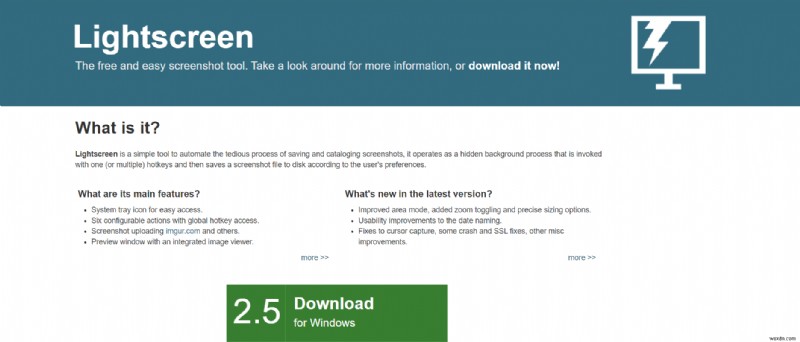 ทางเลือก Snagit ฟรีที่ดีที่สุด 25 อันดับแรก