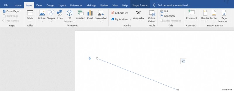 วิธีแทรกบรรทัดใน Word 
