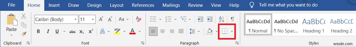 วิธีแทรกบรรทัดใน Word 