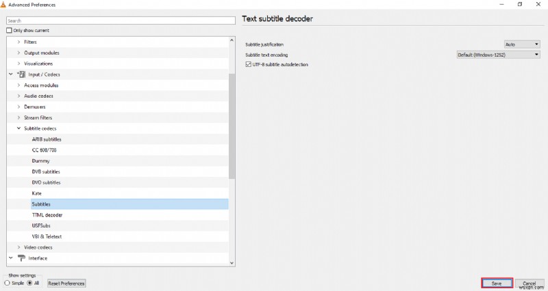 Windows 10 এ VLC সাবটাইটেল কাজ করছে না তা ঠিক করুন 