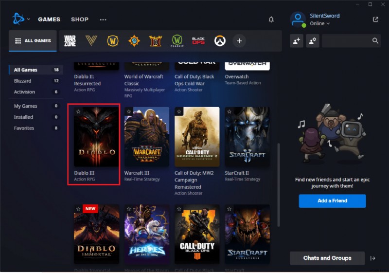 উইন্ডোজ 10 এ ডায়াবলো 3 ত্রুটি কোড 1016 ঠিক করুন 