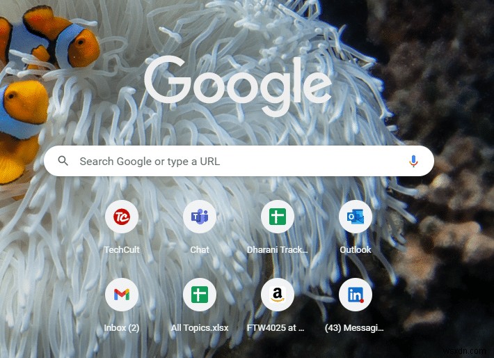 অনুপস্থিত Google Chrome ঘন ঘন পরিদর্শন করা সাইটগুলি ঠিক করুন৷ 