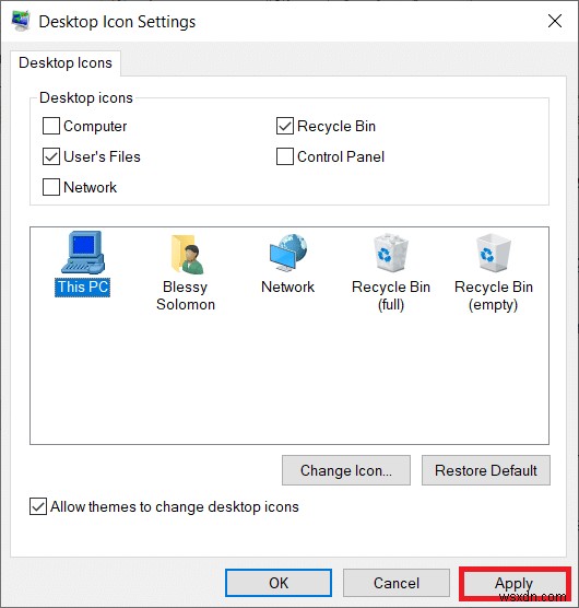 উইন্ডোজ 10 এ কিভাবে উইন্ডোজ 98 আইকন ইনস্টল করবেন 