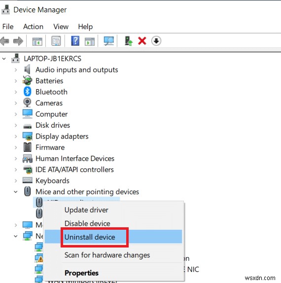 Windows 10 में विफल ड्राइवर के लिए सेट उपयोगकर्ता सेटिंग्स को ठीक करें 