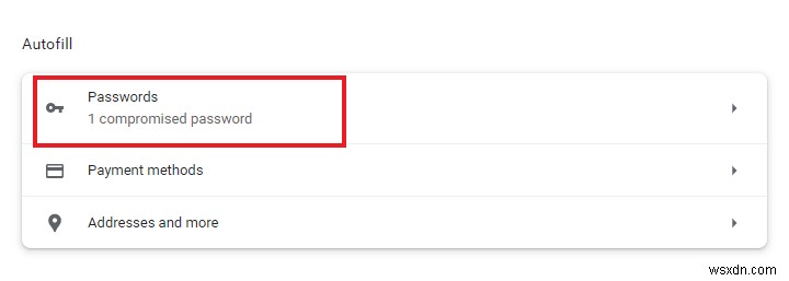 Windows 10 में Chrome नॉट सेविंग पासवर्ड्स को ठीक करें