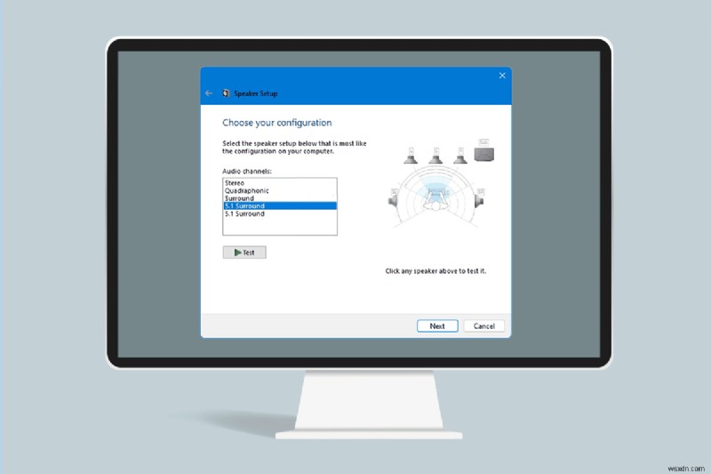 विंडोज 10 पर 5.1 सराउंड साउंड टेस्ट कैसे करें 