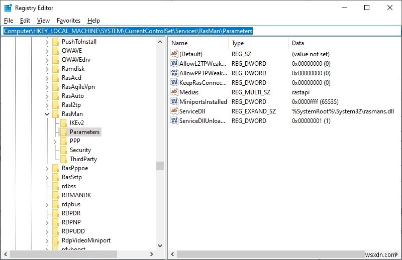 Windows 10-এ L2TP সংযোগ প্রচেষ্টা ব্যর্থ ত্রুটি ঠিক করুন 