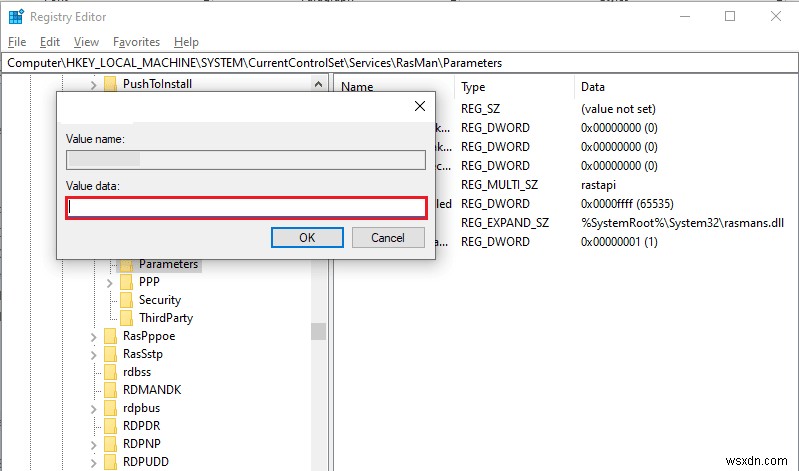 Windows 10-এ L2TP সংযোগ প্রচেষ্টা ব্যর্থ ত্রুটি ঠিক করুন 