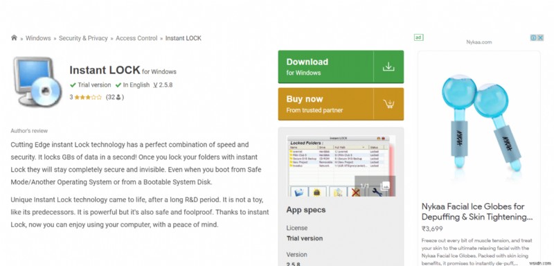 32 ซอฟต์แวร์ล็อคโฟลเดอร์ฟรีที่ดีที่สุดสำหรับ Windows 10 