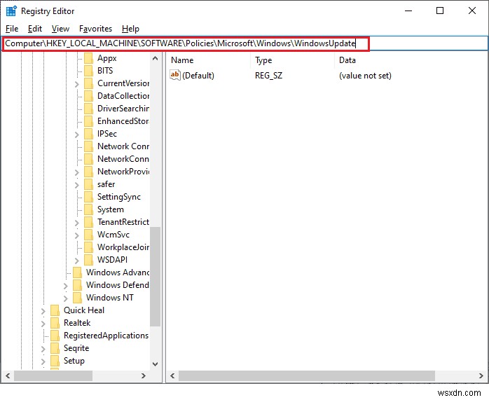 แก้ไขเราไม่สามารถเชื่อมต่อกับบริการอัปเดตใน Windows 10 