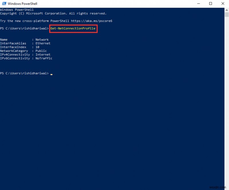 উইন্ডোজ 10 নেটওয়ার্ক প্রোফাইল অনুপস্থিত সমস্যা ঠিক করুন 
