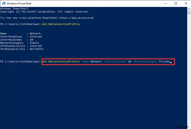 উইন্ডোজ 10 নেটওয়ার্ক প্রোফাইল অনুপস্থিত সমস্যা ঠিক করুন 