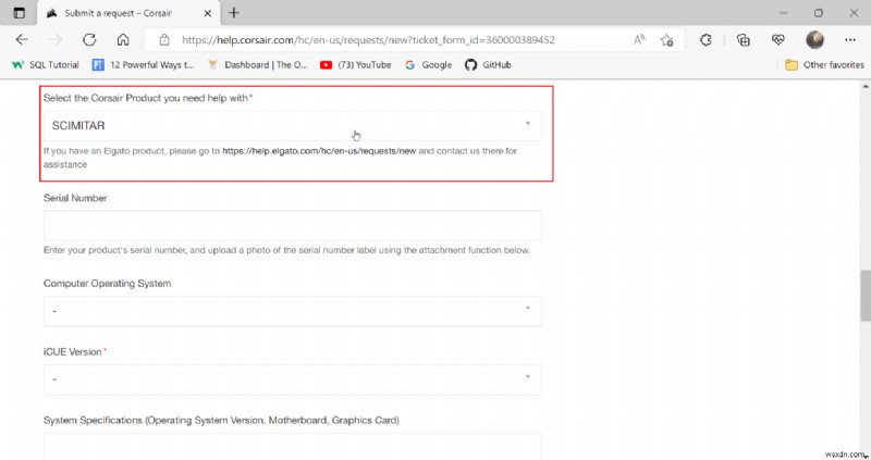 แก้ไขปุ่มด้านข้างของ Corsair Scimitar ไม่ทำงาน 