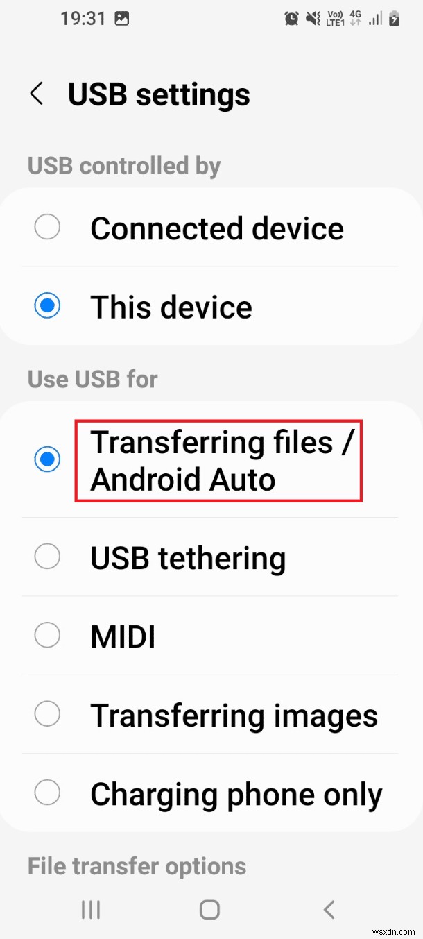 แก้ไข Android USB File Transfer ไม่ทำงานใน Windows 10 