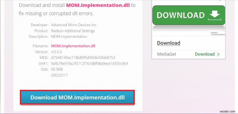 แก้ไขข้อผิดพลาดการใช้งาน MOM ใน Windows 10 