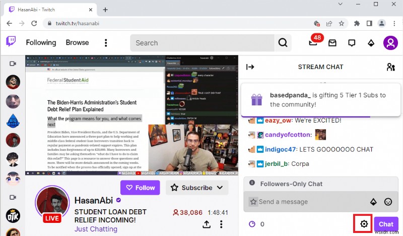 แก้ไข Twitch ไม่สามารถเชื่อมต่อกับแชทได้ 