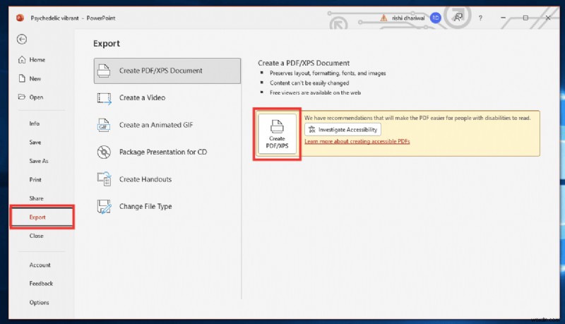 PowerPoint को ठीक न करने वाली फ़ाइल त्रुटि को ठीक करें