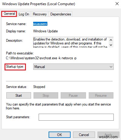 Sửa mã lỗi 0x8078012D trong Windows 10 