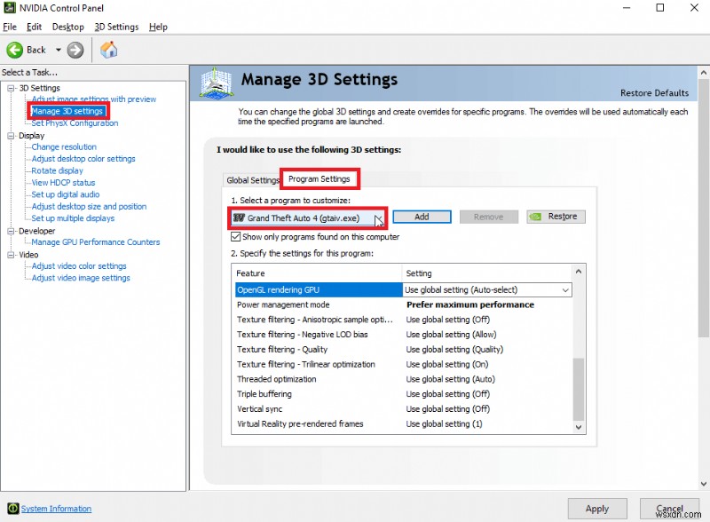 Cách buộc Windows sử dụng đồ họa chuyên dụng 
