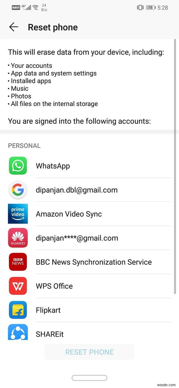 แก้ไขไม่สามารถเปิดที่อยู่ติดต่อบนโทรศัพท์ Android