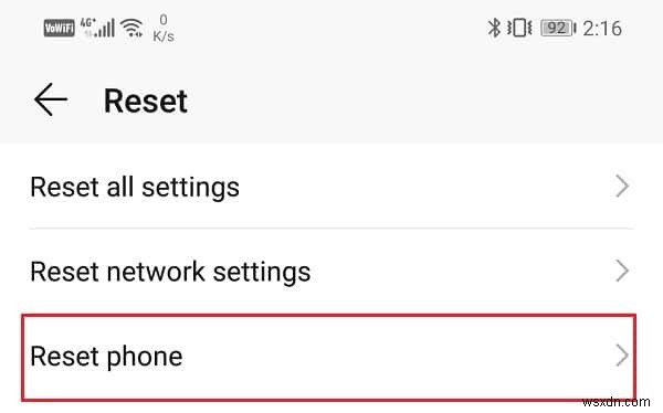 แก้ไขไม่สามารถเปิดที่อยู่ติดต่อบนโทรศัพท์ Android