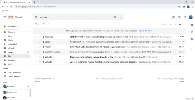 แก้ไขแอป Gmail ไม่ทำงานบน Android