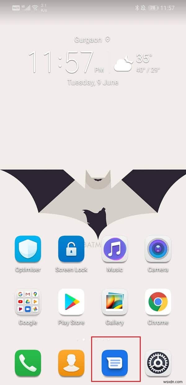 ส่งรูปภาพทางอีเมลหรือข้อความบน Android