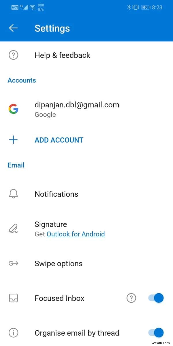 แก้ไข Outlook ไม่ซิงค์บน Android